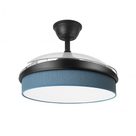 Ventilador LED aspas plegables Moda Azul Mini (72W)