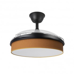 LED fan retractable blades Moda Orange (72W)