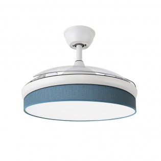 LED fan retractable blades Moda Blue (72W)