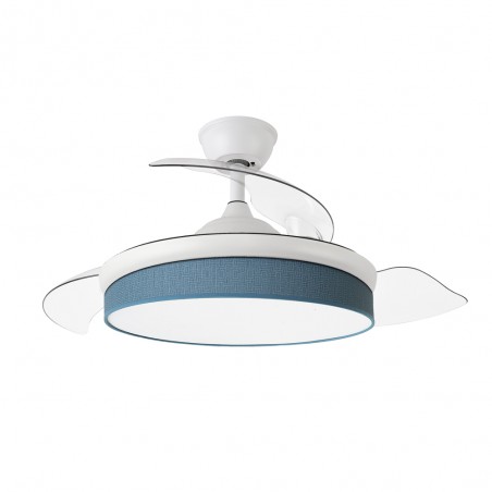 LED fan retractable blades Moda Blue (72W)