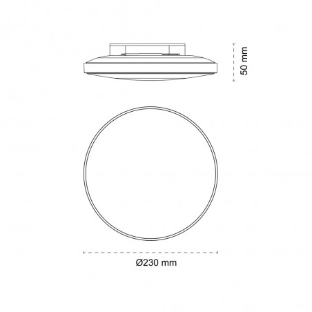 Downlight de techo LED Ara IP44 (18W)