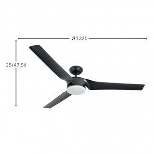 LED Ceiling Fan Montijo CCT (24W)