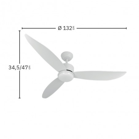 LED Ceiling Fan Genil CCT (24W)