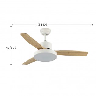 LED Ceiling Fan Kavala CCT (48W)
