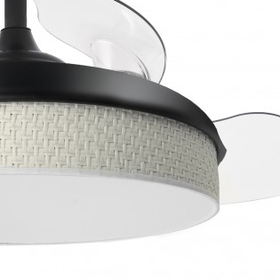 Ventilador LED aspas plegables Moda Cañizo Claro (72W)