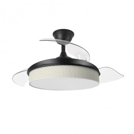 Ventilador LED aspas plegables Moda Cañizo Claro (72W)