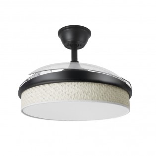Ventilador LED aspas plegables Moda Cañizo Claro (72W)