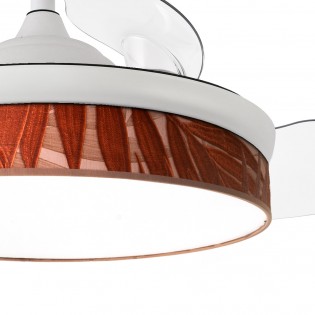 Ventilador LED aspas plegables Moda Mini Hoja Caldera (72W)
