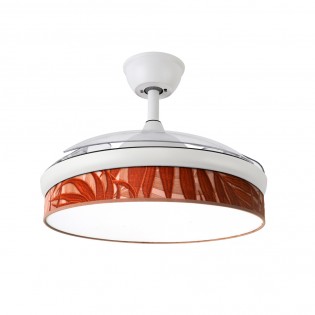 Ventilador LED aspas plegables Moda Mini Hoja Caldera (72W)