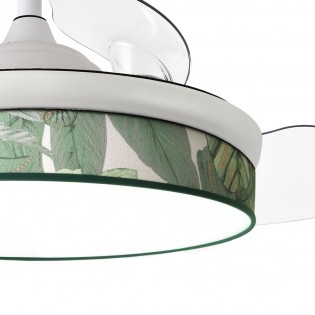 Ventilador LED aspas plegables Moda Mini Hoja (72W)