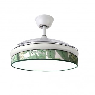 Ventilador LED aspas plegables Moda Mini Hoja (72W)