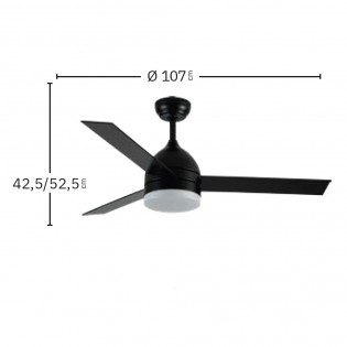 LED fan with reversible blades Legio CCT (26W)