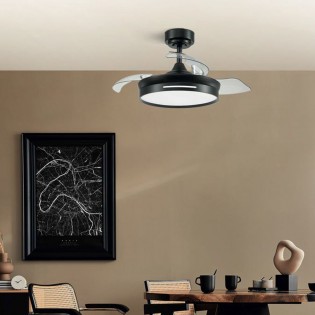Fan LED with folding blades Micenas Mini CCT (48W)