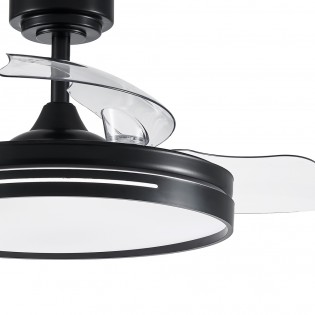 Fan LED with folding blades Micenas Mini CCT (48W)