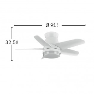 Ventilador de techo LED Neutron CCT (24W)