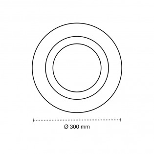 PLAFÓN SMART LED HASBI RD 28W 3CCT DIM 510lm