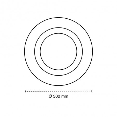 PLAFÓN SMART LED HASBI RD 28W 3CCT DIM 510lm