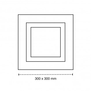 PLAFÓN SMART LED HASBI CD 24W 3CCT DIM 1400lm