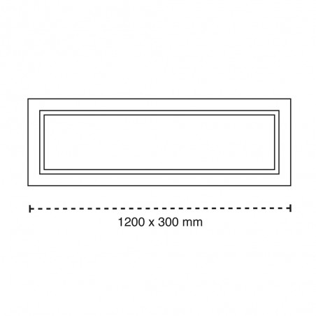 PLAFÓN SMART LED HASBI RECT 54W 3CCT DIM 5900lm