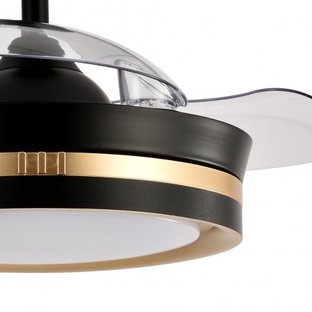Fan LED with folding blades Viper Mini CCT (48W)