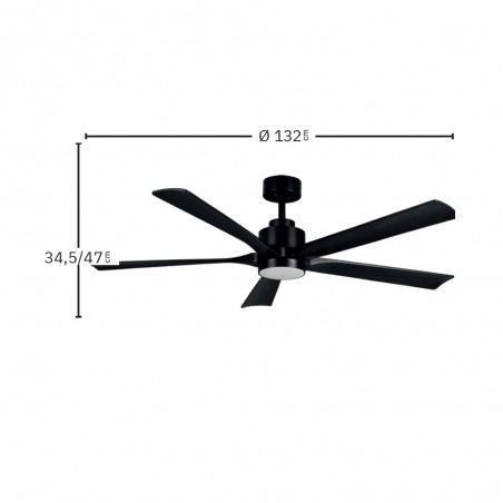 Ventilador de techo LED Cairo CCT (24W)