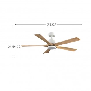 Ventilador de techo LED Cairo Haya CCT (24W)
