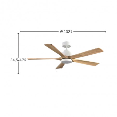 Ventilador de techo LED Cairo Haya CCT (24W)