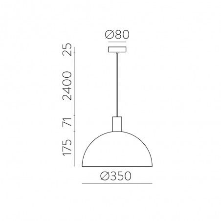Hanging Lamp Tiga (Golden)
