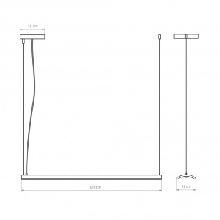 Kito LED-Pendelleuchte