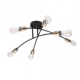 Plafón de techo Sarini (6 luces)