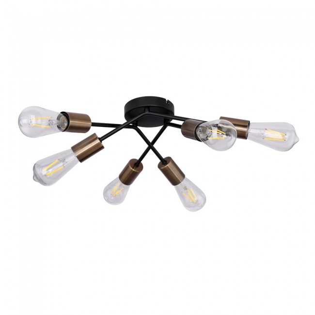 Plafón de techo Sarini II (6 luces)