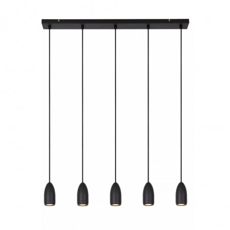 Linear pendant light Evora (5 lights)