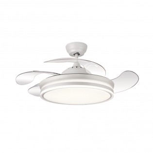LED-Ventilator mit klappbaren Flügeln Calima Black (36W)