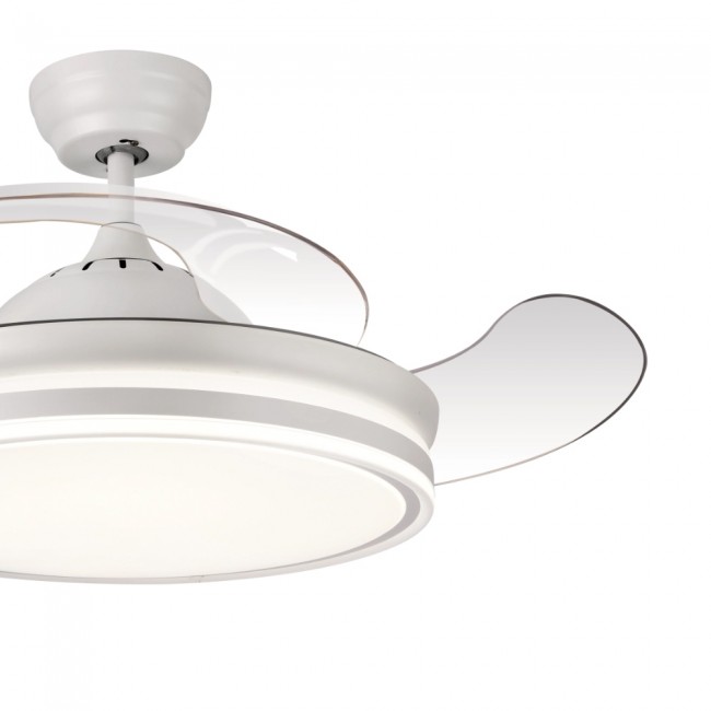 LED-Ventilator mit klappbaren Flügeln Calima Black (36W)