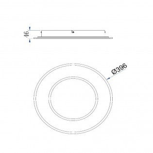 LED Ceiling Flush Light Axelle 3-Step (24W)