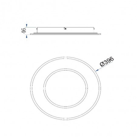 LED Ceiling Flush Light Axelle 3-Step (24W)