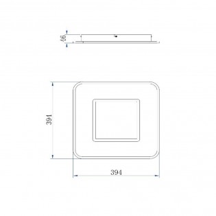 Plafón de techo LED Axelle II 3-Step (24W)
