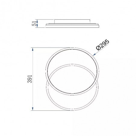 LED Ceiling Flush Light Axelle III 3-Step (24W)