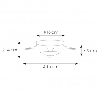 LED Flush Light Vulcan (9W)