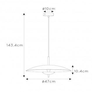 Lámpara de techo LED Vulcan (9W)