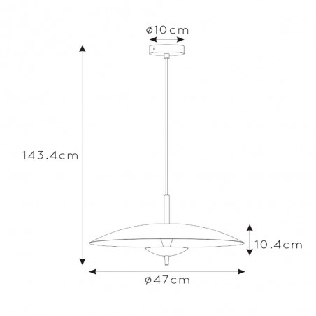 Lámpara de techo LED Vulcan (9W)