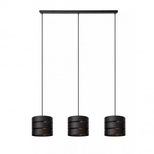 Lámpara colgante lineal Rosas (3 luces)