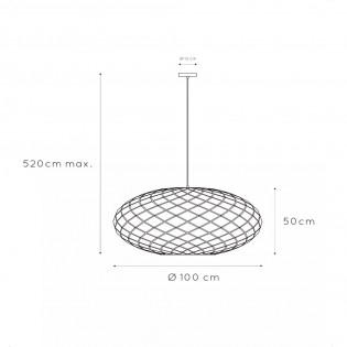 Lámpara colgante Wolfram XL