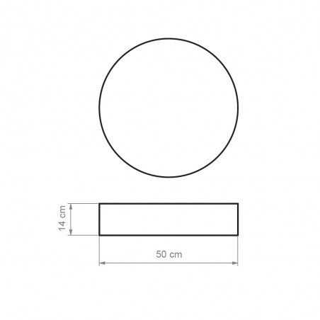 Unterputzleuchte Oval I