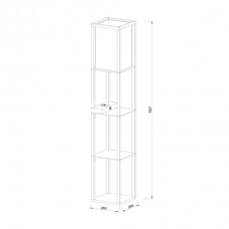 Lámpara de pie Menno