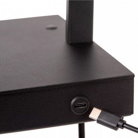 Aplique de pared con repisa y USB Gregory