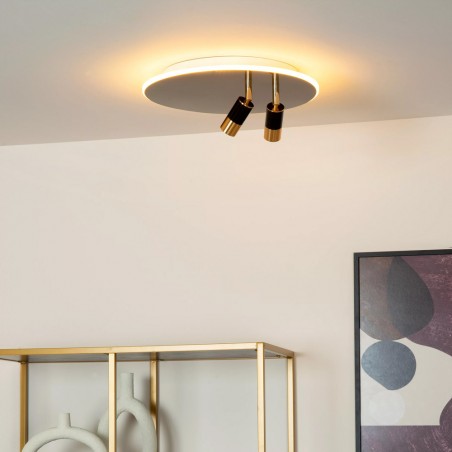 LED Ceiling Flush Light Jubel (2x5W+25W)