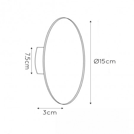 LED Wall Lamp Eklyps (6W)