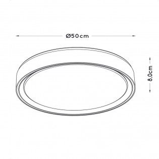 Plafón de techo LED Nuria 3-Step Dim (36W)