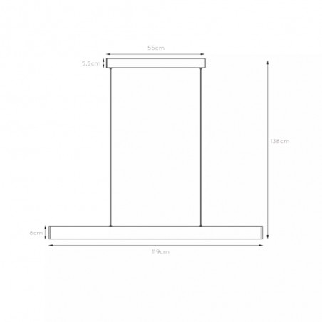 LED Pendant Lamp Raya (36W)